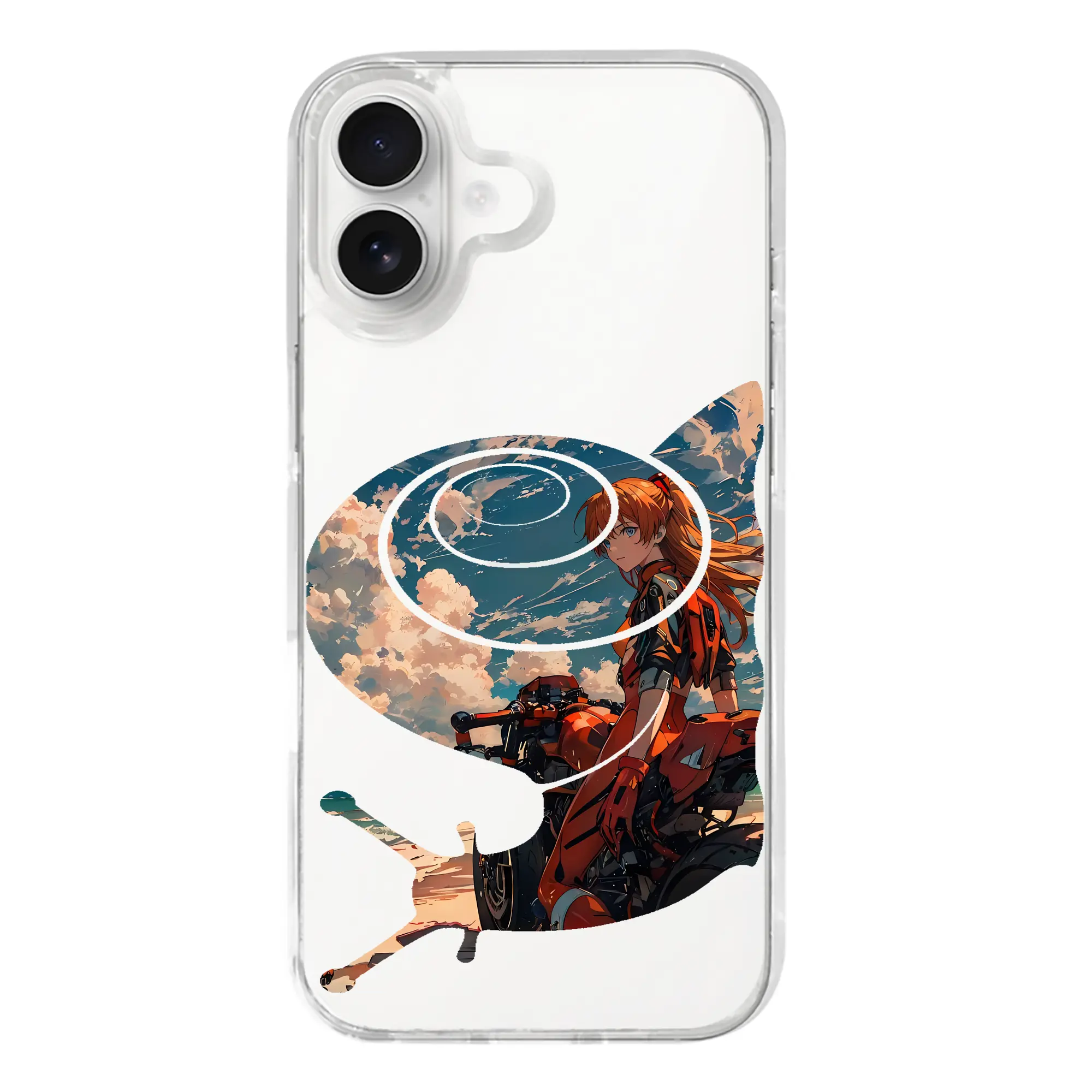 エヴァンゲリオン グッズ,アスカ·ラングレー - iPhone 17シリーズ 透明スマホケース – 薄型・耐衝撃・精密フィット保護カバー